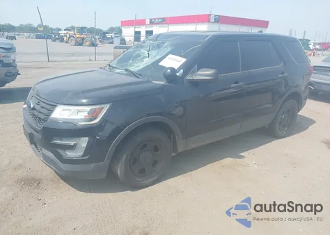 2018 Ford Police Interceptor из США, поврежденный, VIN 1FM5K8AR2JGA91997